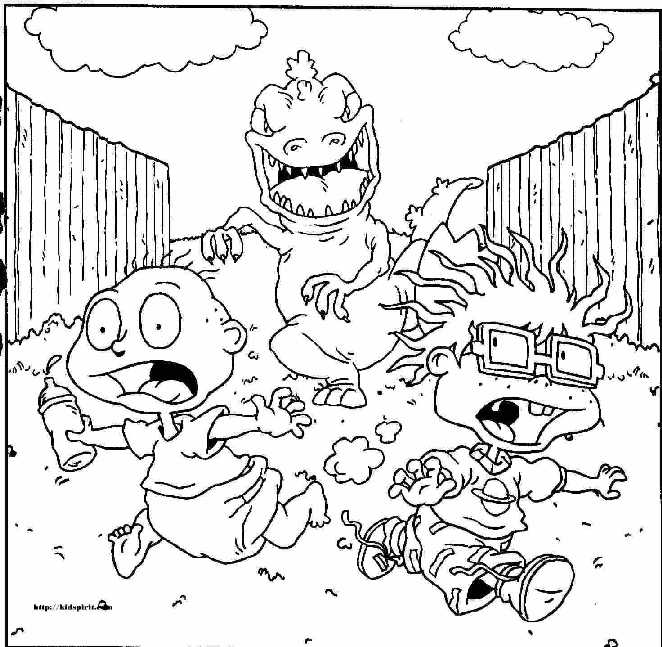 Everything rugrats and all grown up free printable rugrats coloring pages