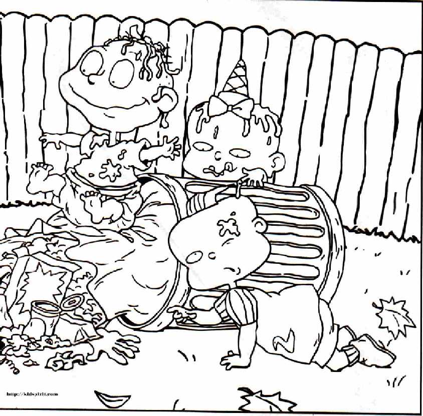 Everything rugrats and all grown up free printable rugrats coloring pages