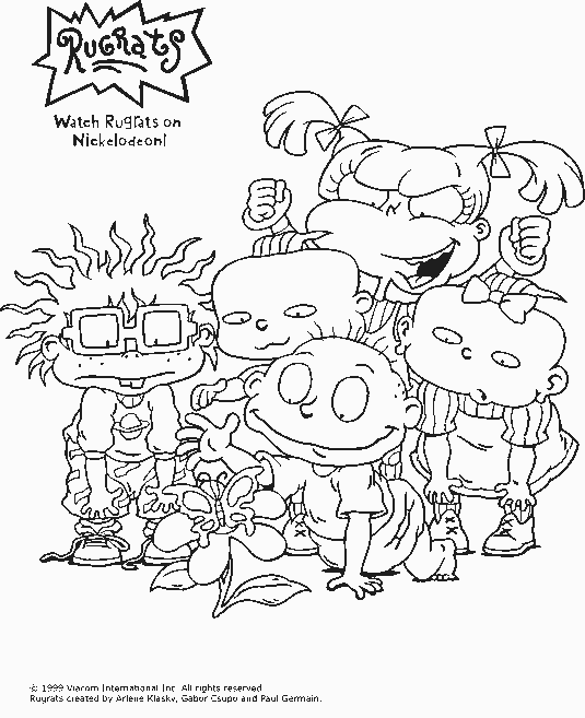 Best rugrats coloring pages for kids