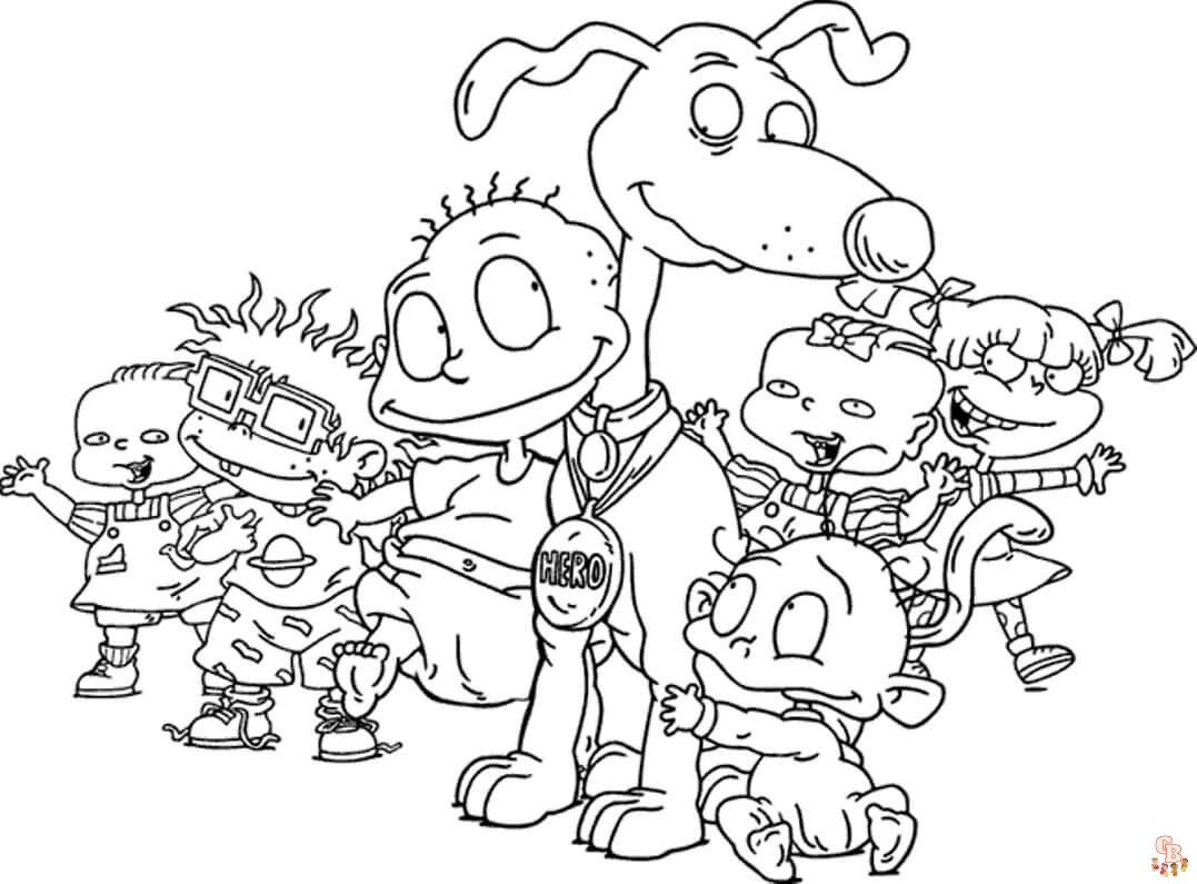 Rugrats coloring pages