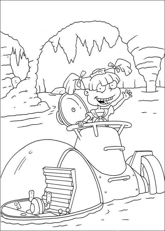 Easy coloring pages rugrats