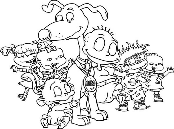 How to draw the rugrats characters coloring page color luna cartoon coloring pages rugrats characters disney coloring pages