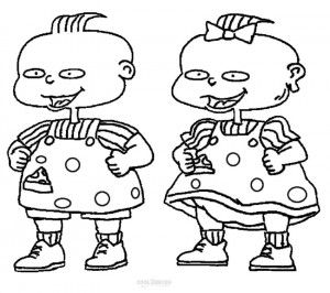 Printable rugrats coloring pages for kids coolbkids cute coloring pages cartoon coloring pages disney coloring pages