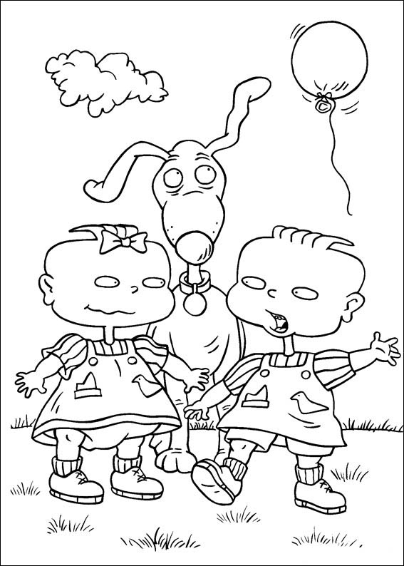 Free printable coloring pages rugrats