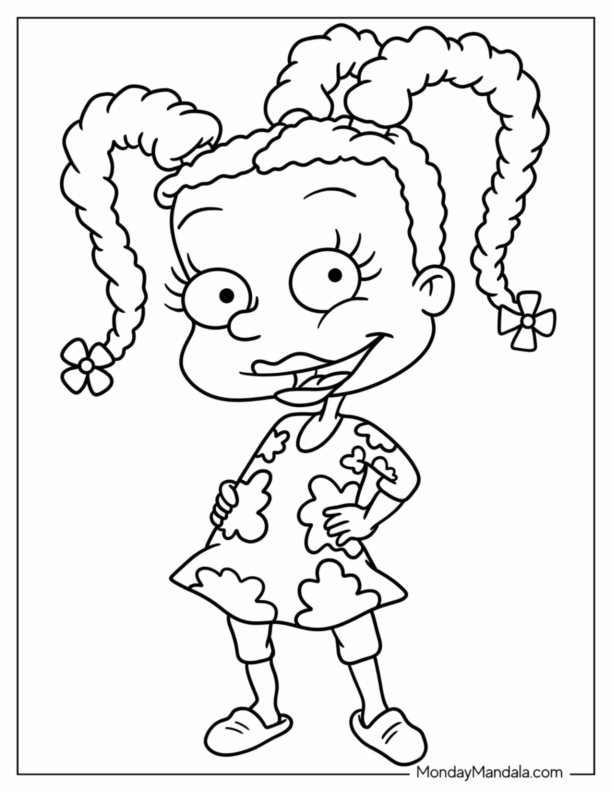 Rugrats coloring pages free pdf printables