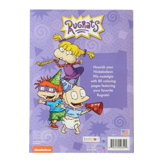 Nickelodeon rugratsâ jumbo retro coloring book five below let go have fun