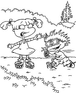 Rugrats coloring pages
