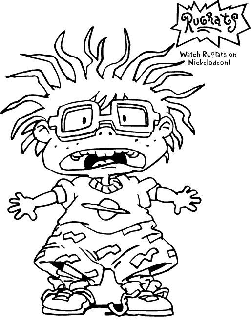 Rugrats coloring sheet printable cartoon coloring pages rugrats coloring pages