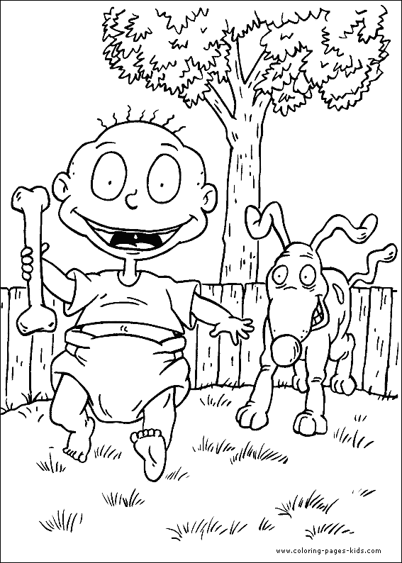 Rugrats color page