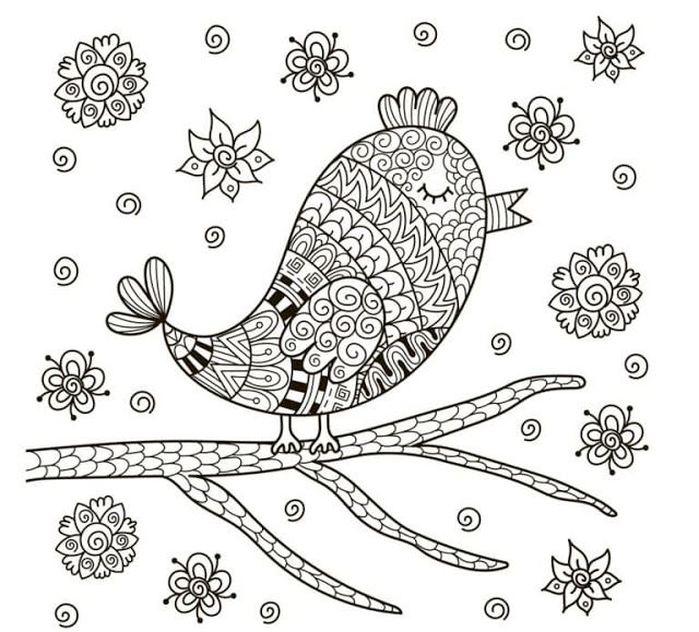 Teitas mandala de ruiseãor mandalas pa colore pãginas pa colore mandalas