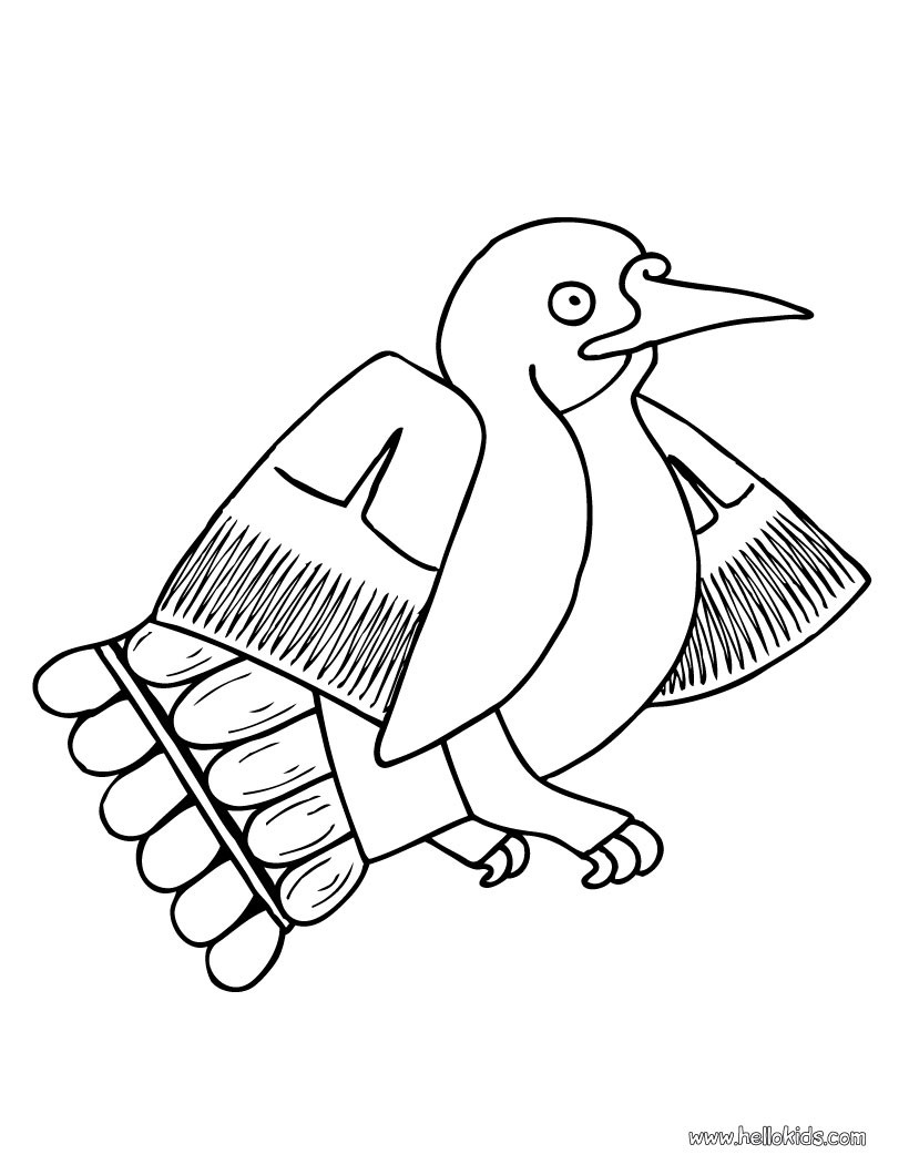Colibri coloring pages