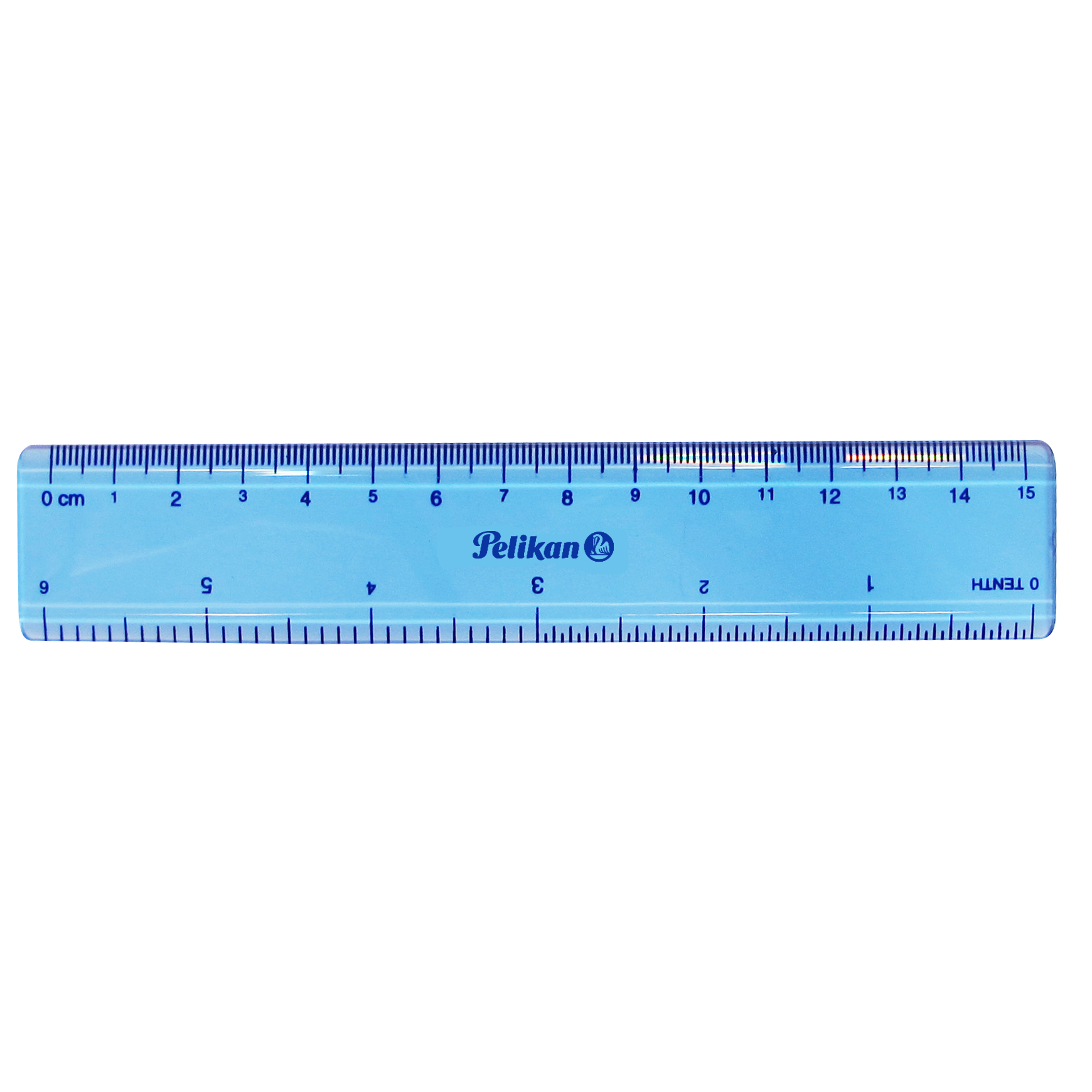 Ruler cm blue