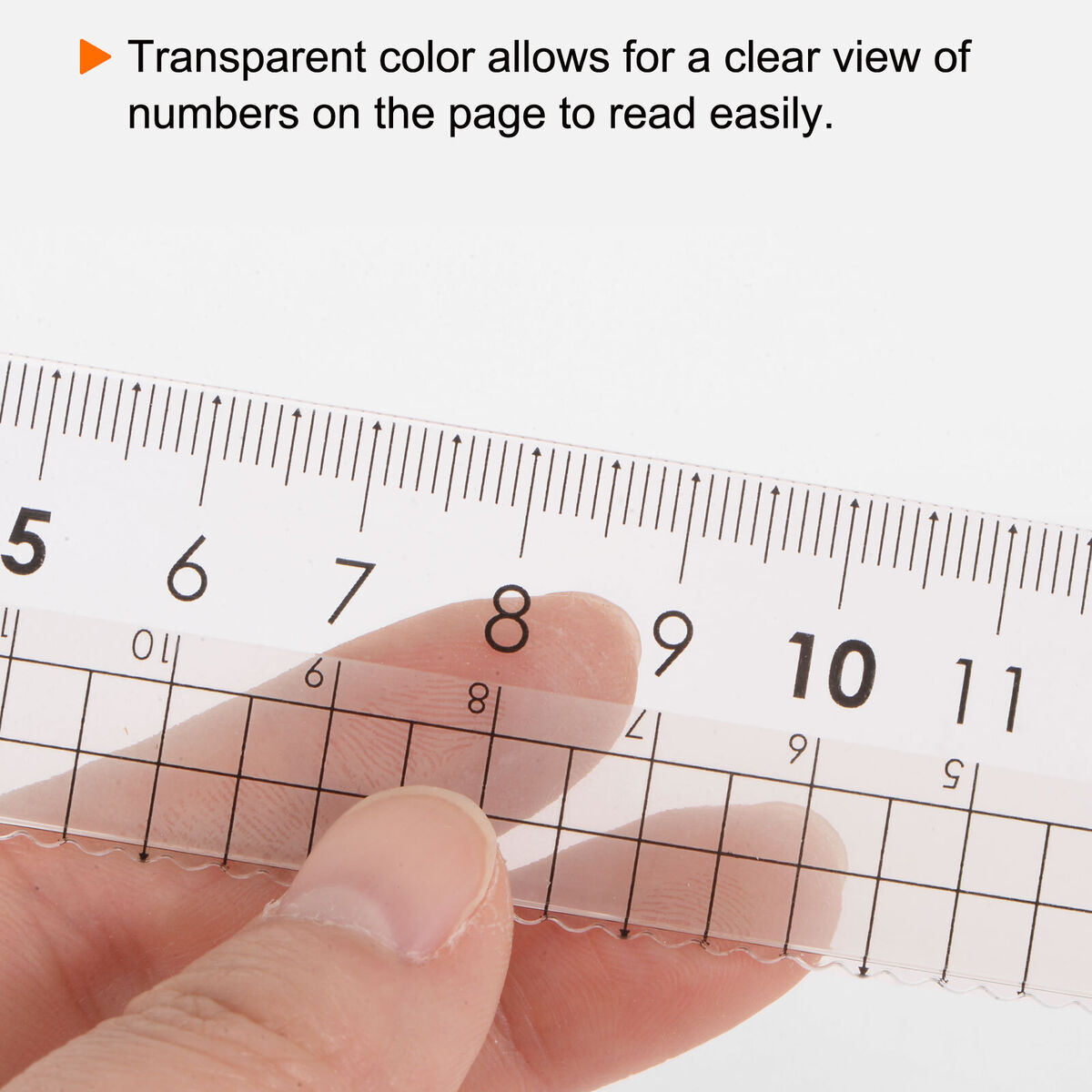Pcs straight ruler cm metric tool checkered design with wavy line white