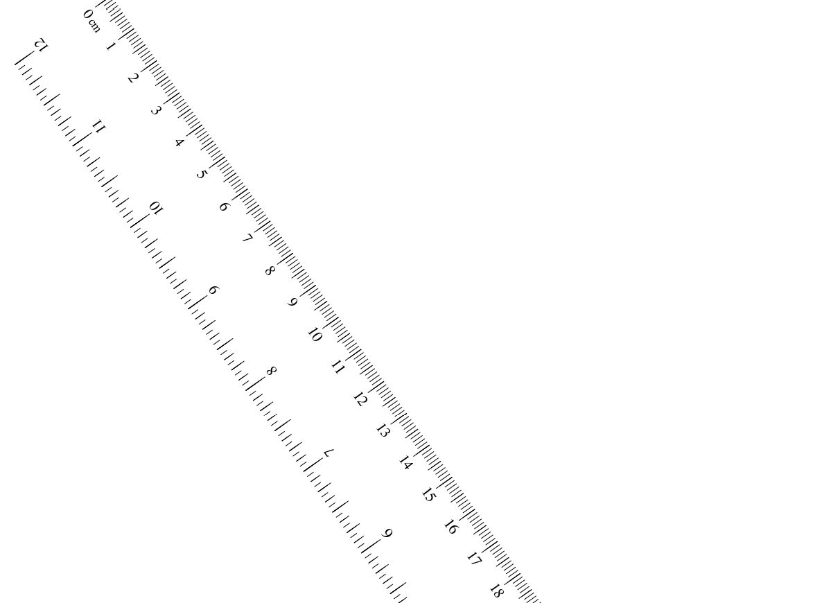 Sets of free printable rulers when you need one fast