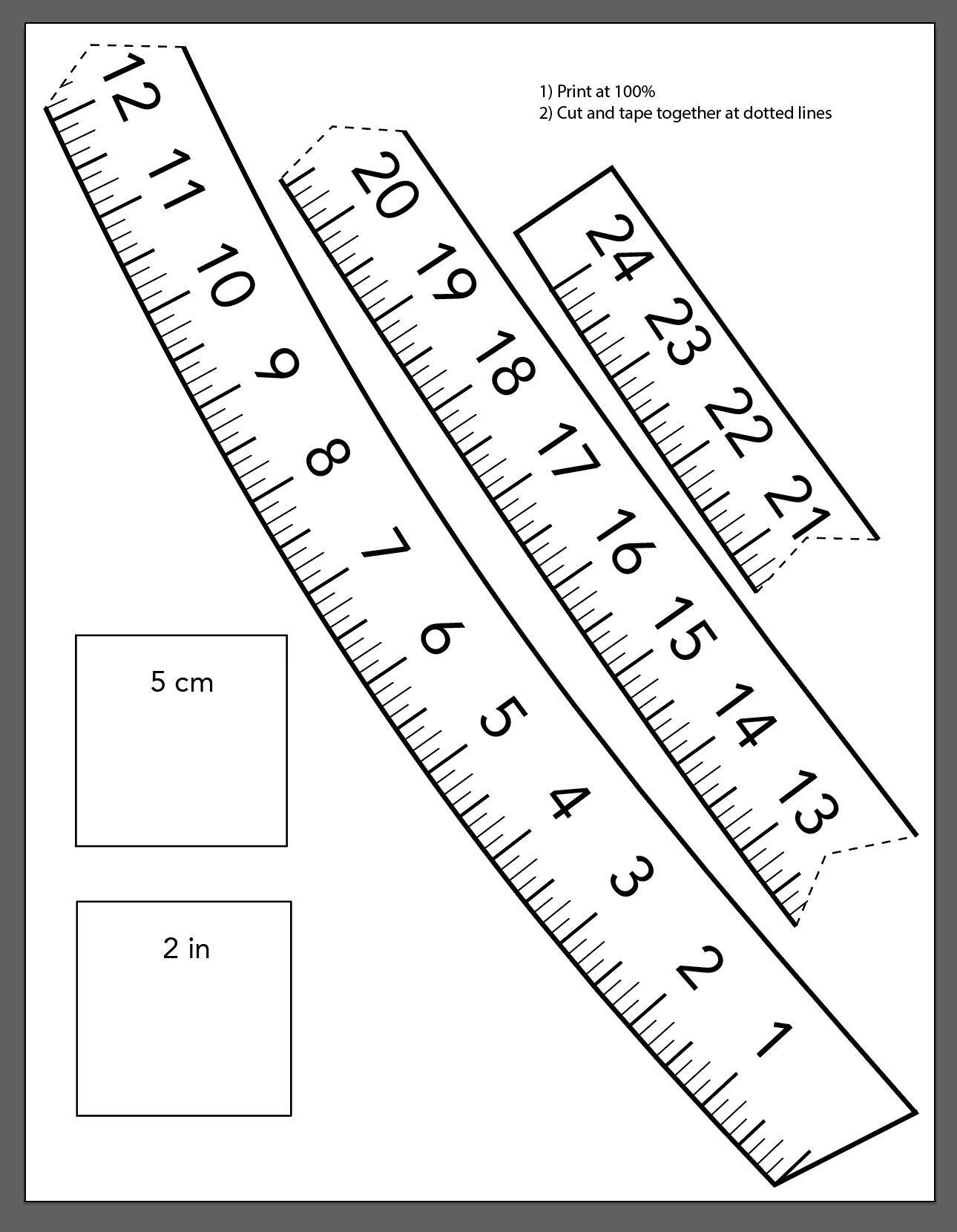 Digital hip curve ruler