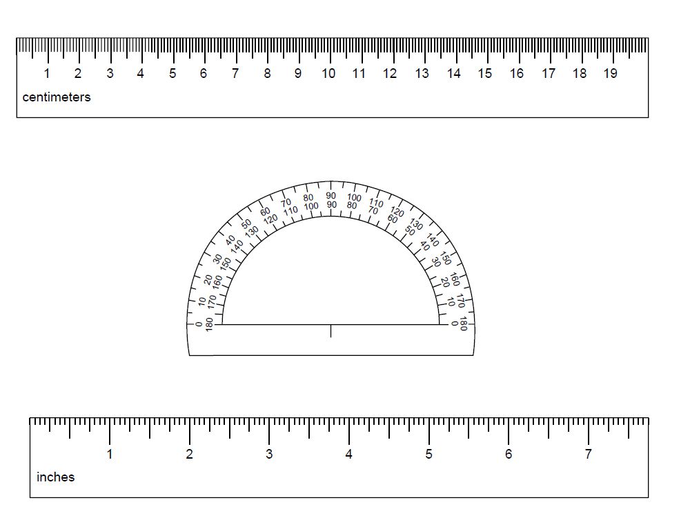 Sets of free printable rulers when you need one fast