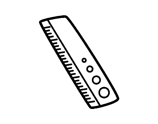 A ruler coloring page