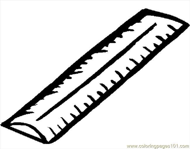 Ruler coloring page
