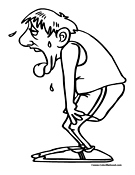 Running coloring pages