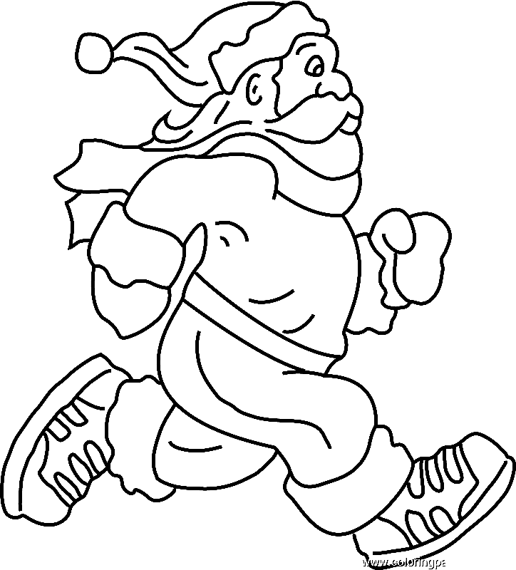 Running coloring pages printable for free download