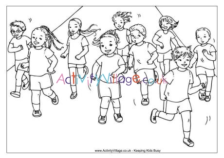 Running race louring page