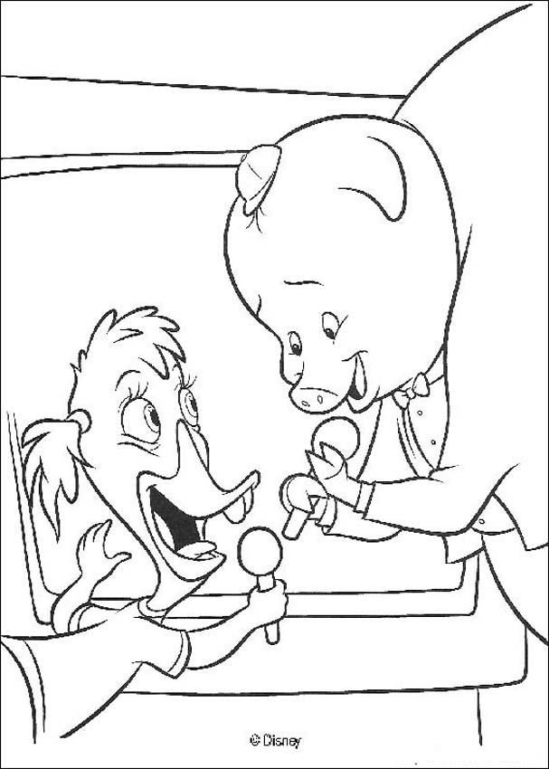 Chicken little coloring pages