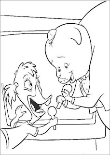 Chicken little coloring pages team colors
