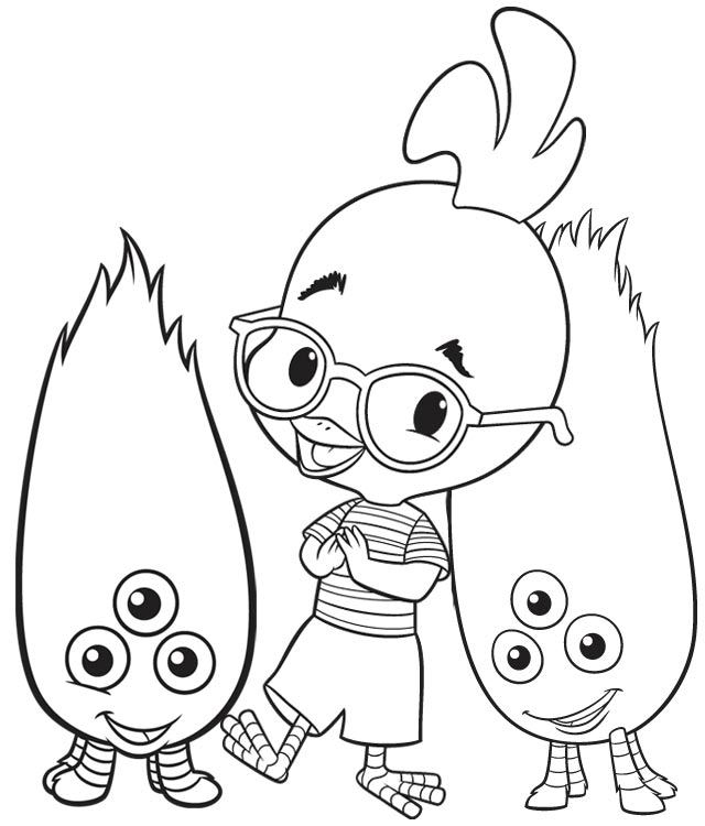 Chicken little coloring pages