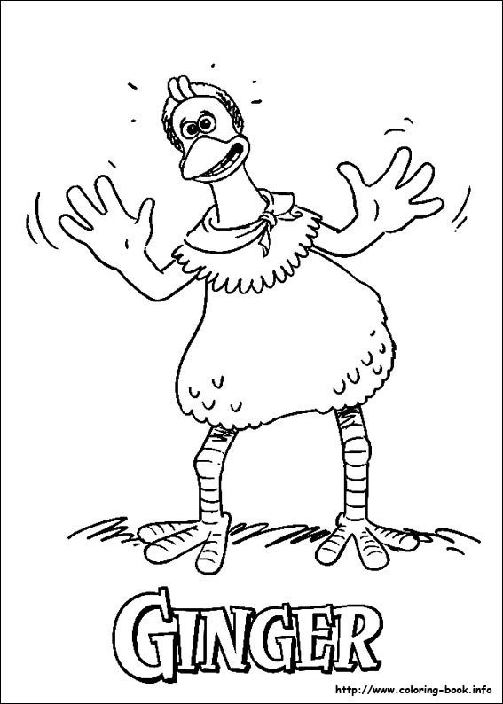 Chicken run coloring picture galinha para colorir desenhos para colorir pãginas para colorir