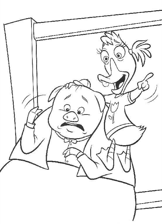 Chicken little coloring pages printable for free download