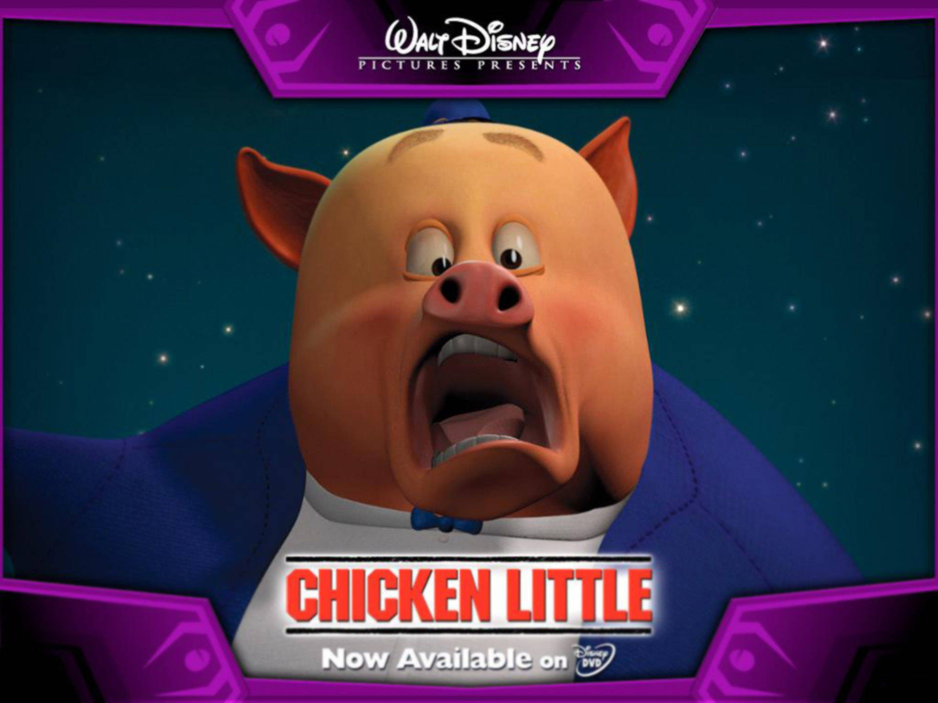 Download chicken little scared runt wallpaper