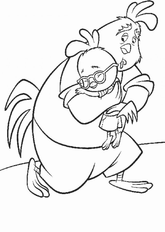 Chicken little coloring pages