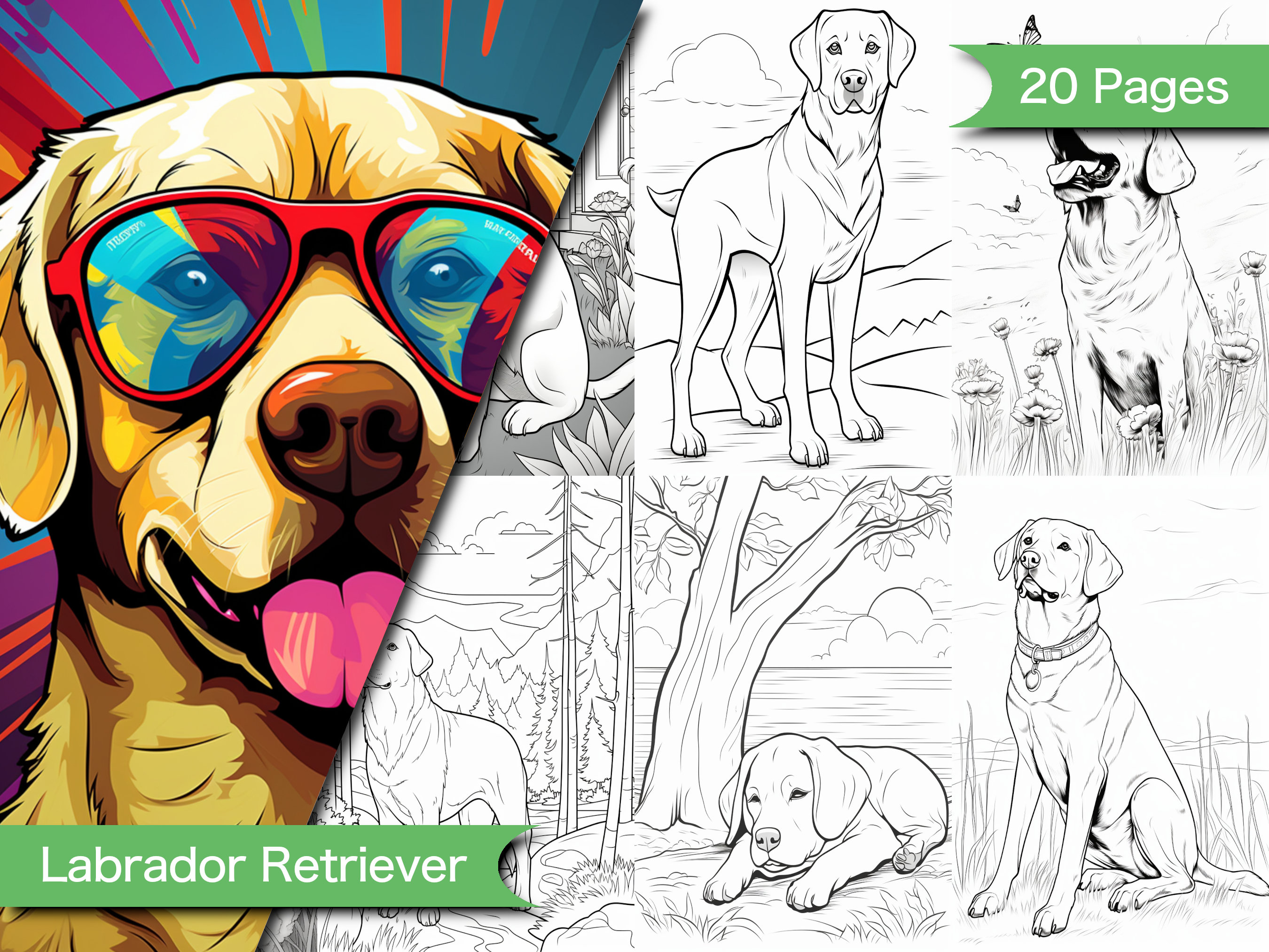 Lab coloring pages