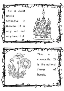 My book about russia free printable coloring book early readers tpt