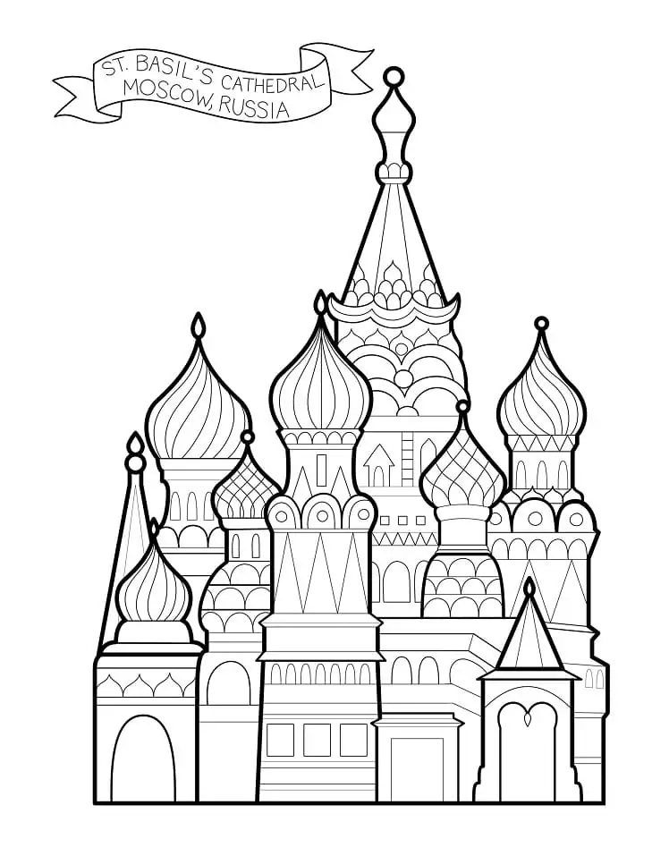 Russia malvorlagen