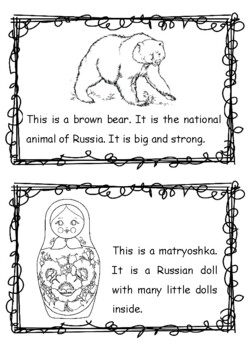 My book about russia free printable coloring book early readers tpt