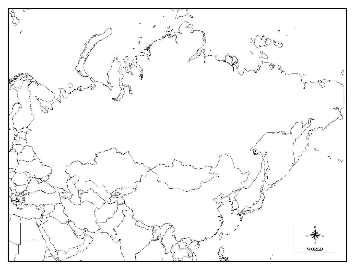 Free printable map of russia download free printable map of russia png images free cliparts on clipart library