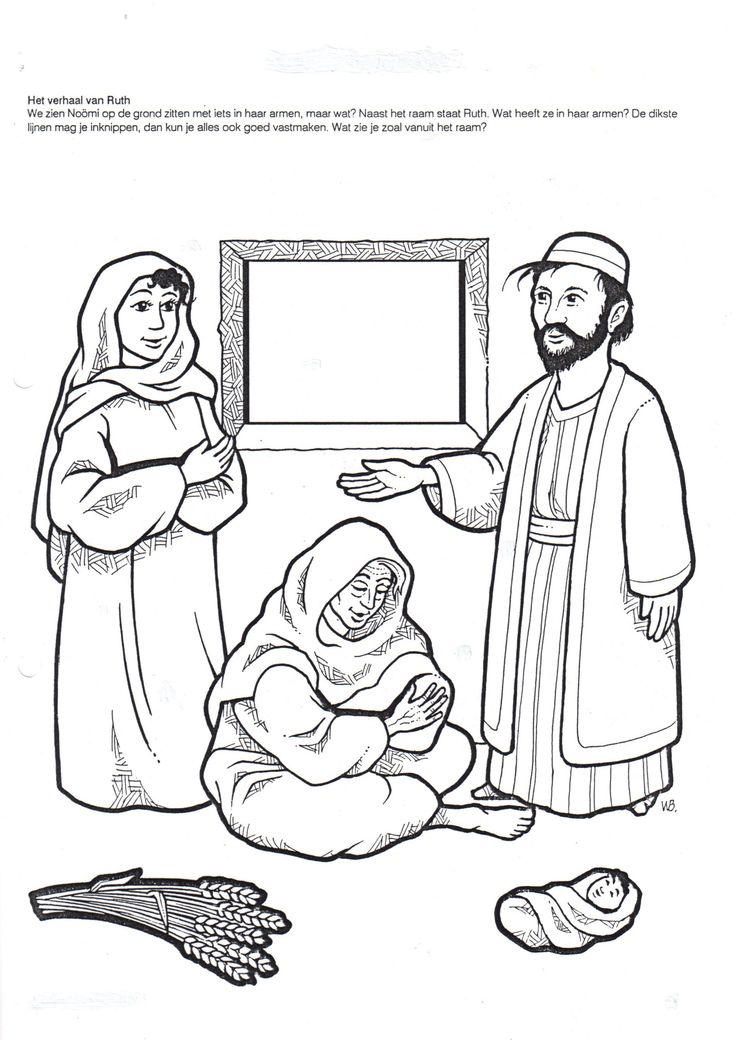 Ruthp ideas ruth and naomi bible coloring bible coloring pages