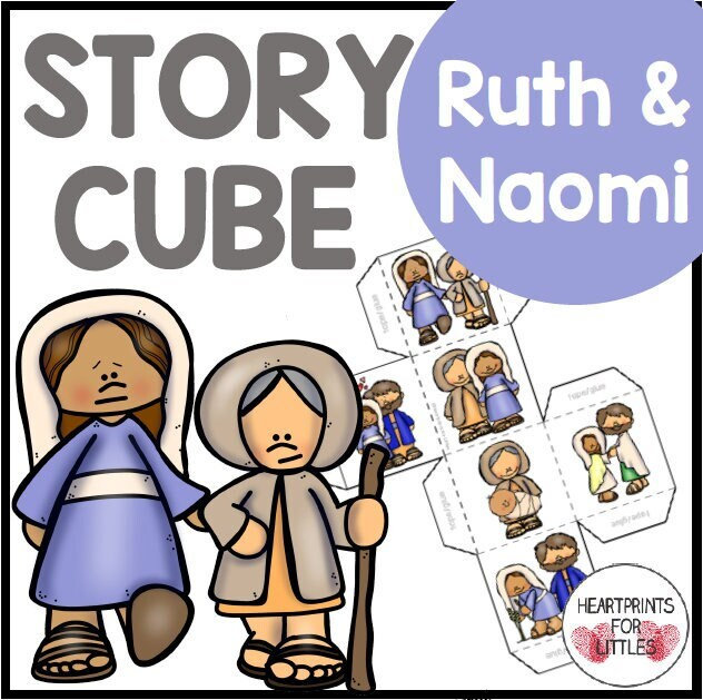 Ruth and naomi bible story cube bible game bible craft sunday school activity homeschool