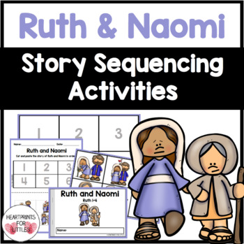 Ruth and naomi bible story sequencing activities ruth and naomi mini book made by teachers