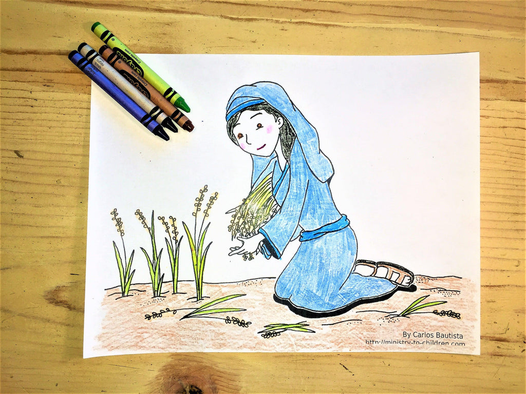 Ruth coloring page