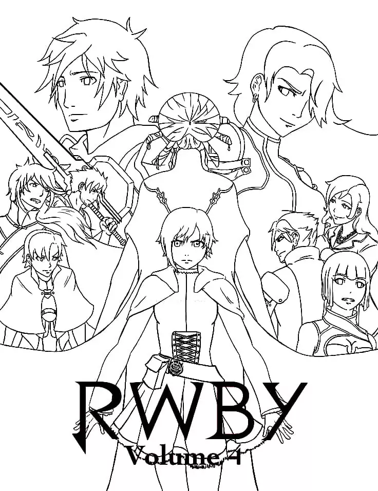 Rwby malvorlagen