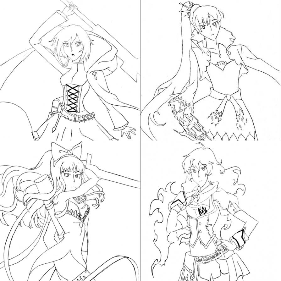 Team rwby by kaijufan on