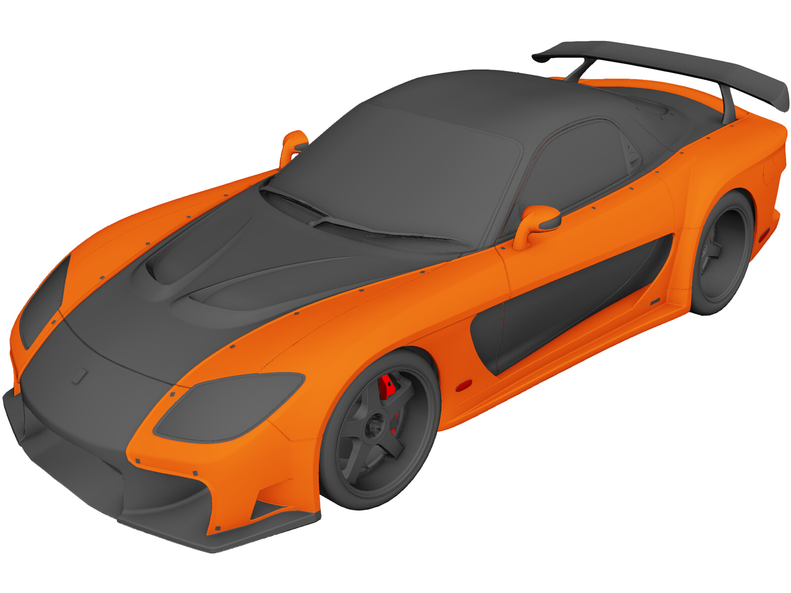 Stl file hans mazda veilside rx