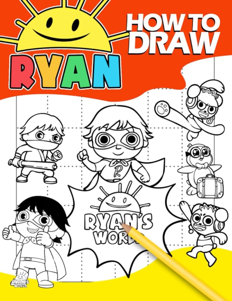 How to draw rãan easy and simple illustration pages to learn to draw relaxation and creativity gifts for kids and children by irvine selina irvine