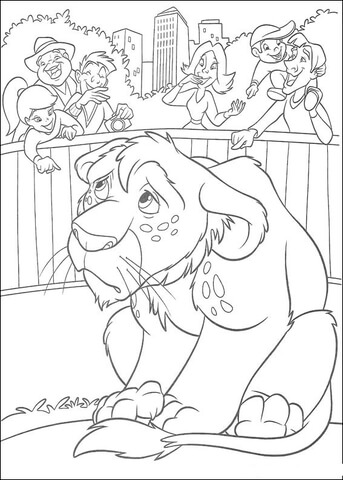 Ryan in the zoo coloring page free printable coloring pages