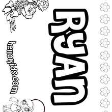 Ryan coloring pages