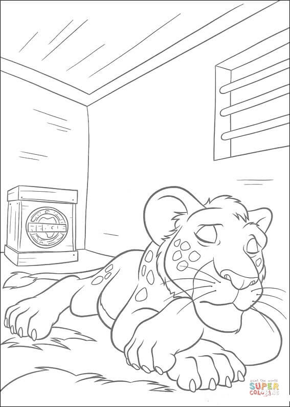 Ryan in his cage coloring page free printable coloring pages
