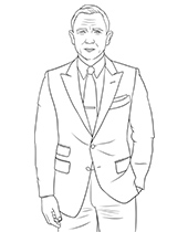 Ryan reynolds coloring page sheet