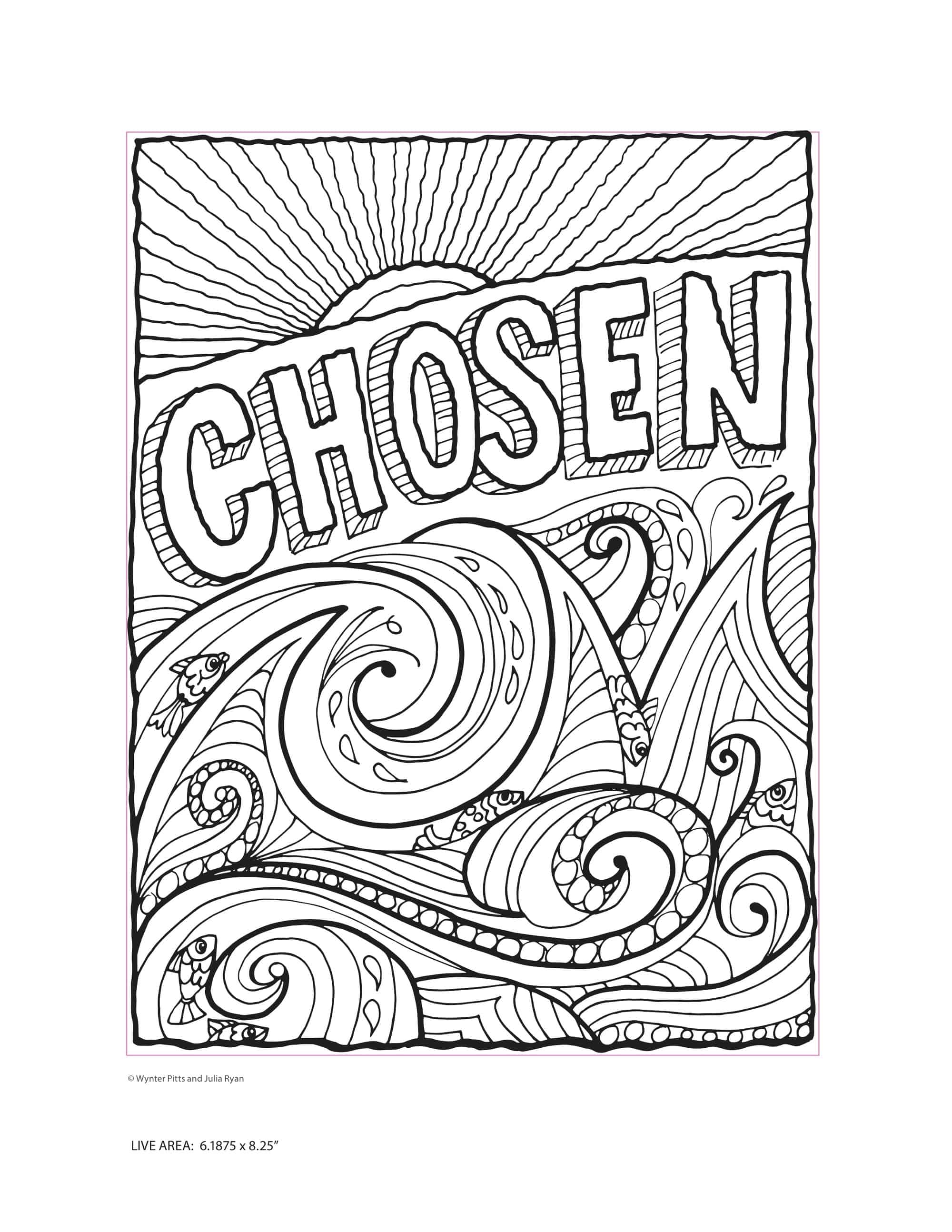 Youre gods girl coloring book